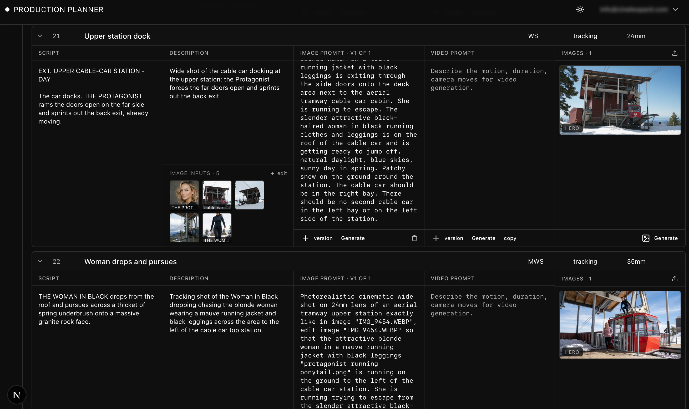 Video Production Planning App screenshot 1